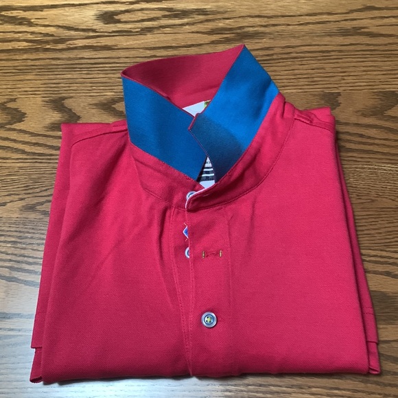 Robert Graham Pink Polo Shirt XL - Picture 4 of 9